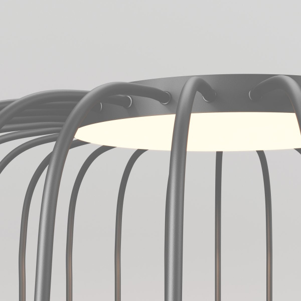 фото Ландшафтный светильник Maytoni Outdoor Wisp O478FL-L18GF3K, графит