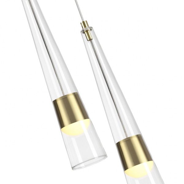 фото Глянц.золото/прозрачный/металл/стекло Бра LED 24W 3000K 2536Лм LUMP L-VISION, арт. 5043/24WL