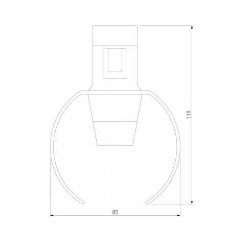 фото Esthetic Magnetic Трековый светильник 3W 3000K (чёрный) 85119/01