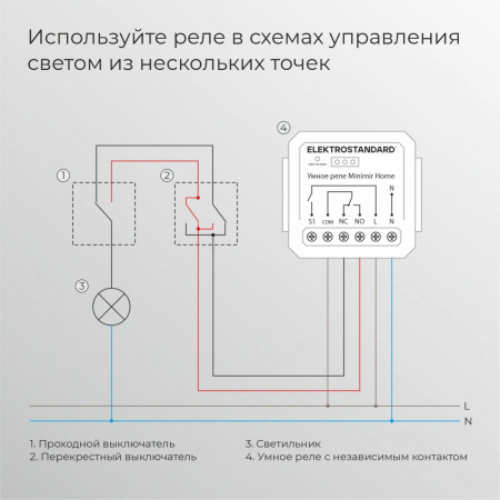 фото Реле Умный дом с независимым контактом 76010/00