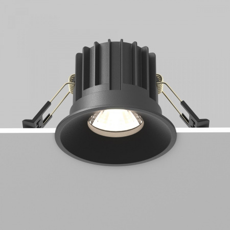 фото Встраиваемый светильник Maytoni Technical Round DL058-12W-DTW-B, черный