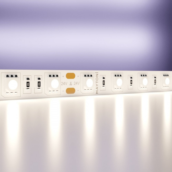 Светодиодная лента 24В 5050 14,4Вт/м 4000K 5м IP20 Maytoni 10169, белый