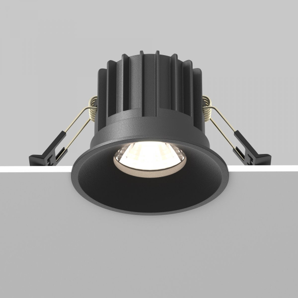 фото Встраиваемый светильник Maytoni Technical Round DL058-12W-DTW-B, черный