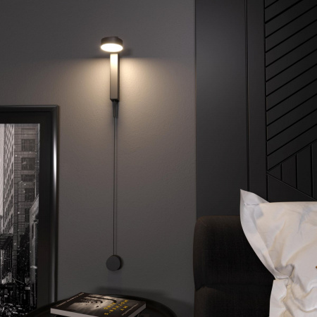 фото Настенный светодиодный светильник Orco LED 40112/LED черный