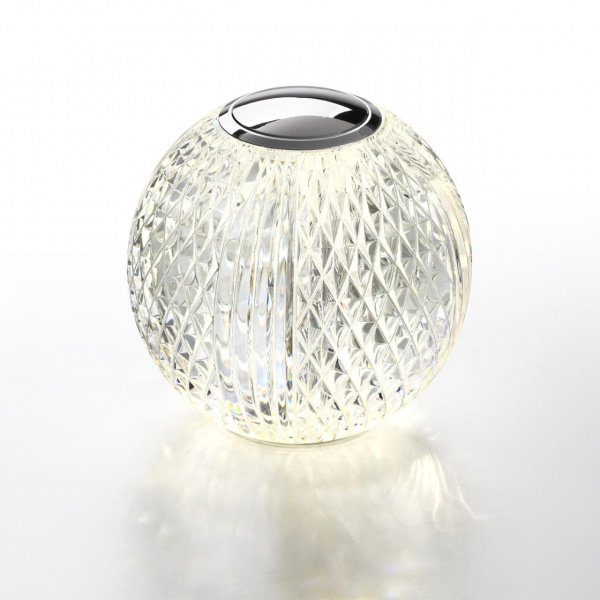 фото Хром/металл/акрил Настольный светильник LED 2W 4000K 200лм CRYSTAL L-VISION, арт. 5007/2TL