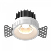 Встраиваемый светильник Maytoni Technical Round DL058-12W3K-TRS-W, белый