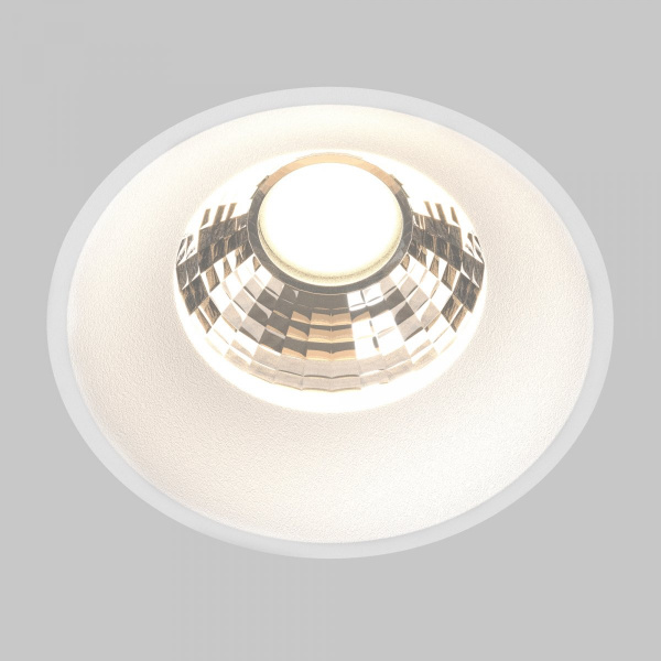 фото Встраиваемый светильник Maytoni Technical Round DL058-12W3K-TRS-W, белый