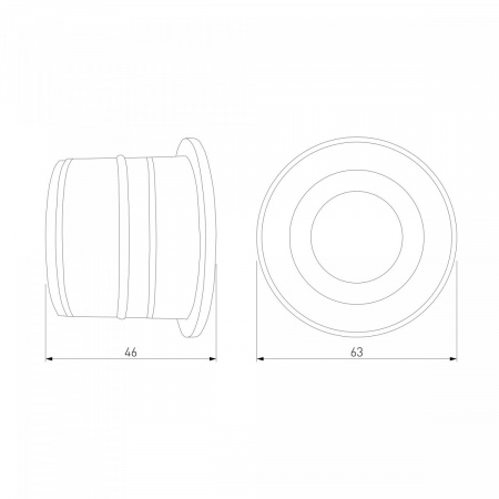 фото Подсветка для лестниц и дорожек MRL LED 1108 чёрный