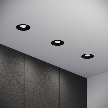 фото Светильник встраиваемый светодиодный Combi 15W 4000K черный 25068/LED