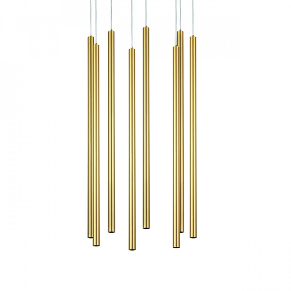 фото Люстра подвесная Tubo, золото Lightstar L8T747343