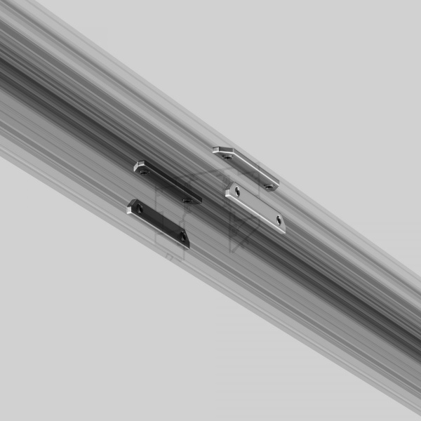 фото Шинопровод встраиваемый для натяжного потолка Maytoni Technical TRX034-SCH-423B, черный