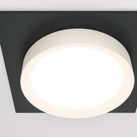 фото Встраиваемый светильник Maytoni Technical Hoop DL086-GX53-SQ-BW, черный