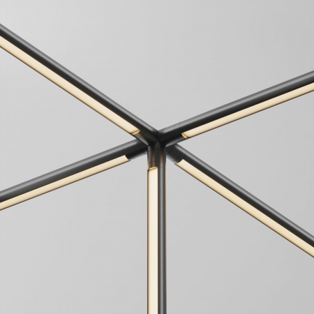фото Пятиконечный коннектор для системы Shelf без ввода питания Maytoni Technical CA020L5C-B, черный