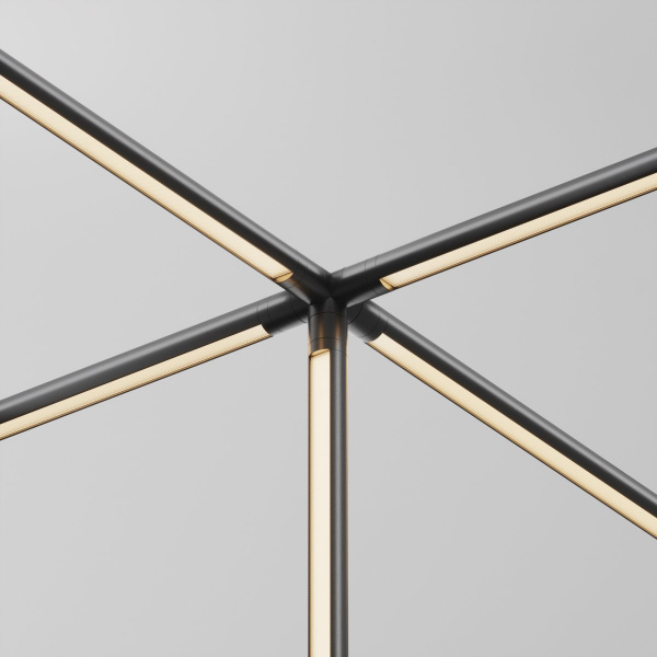 фото Пятиконечный коннектор для системы Shelf без ввода питания Maytoni Technical CA020L5C-B, черный