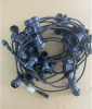 фото Гирлянда BELT Light 10м 40*Е27 IN-OUT IP44, цвет черный