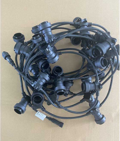 фото Гирлянда BELT Light 10м 40*Е27 IN-OUT IP44, цвет черный