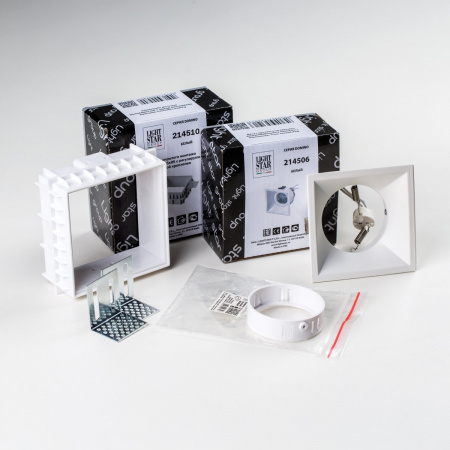 фото Комплект со светильником Domino, белый Lightstar G214506WMOD