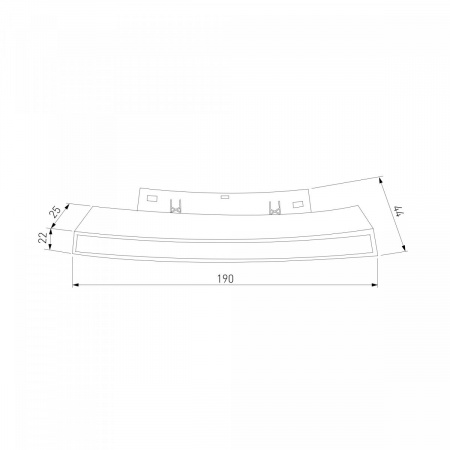 фото Slim Magnetic Трековый светильник для радиусного шинопровода 8W 4200K Planar чёрный Ø 1200мм 85181/01