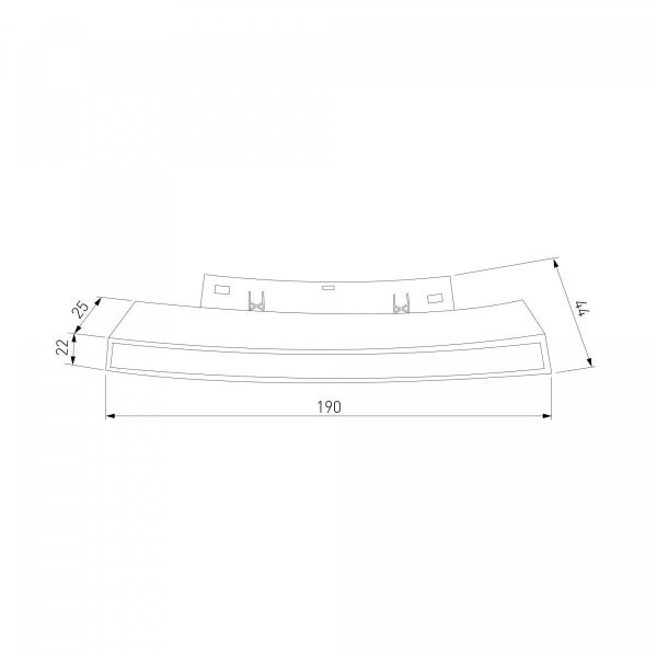 фото Slim Magnetic Трековый светильник для радиусного шинопровода 8W 4200K Planar чёрный Ø 1200мм 85181/01