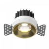 Встраиваемый светильник Maytoni Technical Round DL058-12W4K-TRS-BS, латунь
