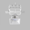 фото Комплект из светильника и рамки DOMINO QUAD MR16 БЕЛЫЙ Domino Lightstar G214506
