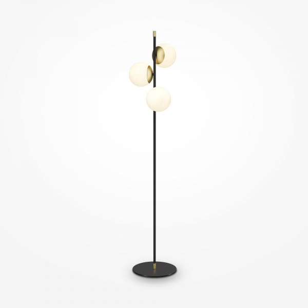 фото Торшер Maytoni Nostalgia MOD048FL-03G, черный