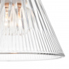 фото Латунь/прозрачный, металл/стекло Потолочный светильник E27 3*60W 220V VIVIAN COMFI, арт. 8188/3C