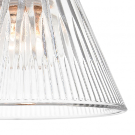 фото Латунь/прозрачный, металл/стекло Потолочный светильник E27 3*60W 220V VIVIAN COMFI, арт. 8188/3C