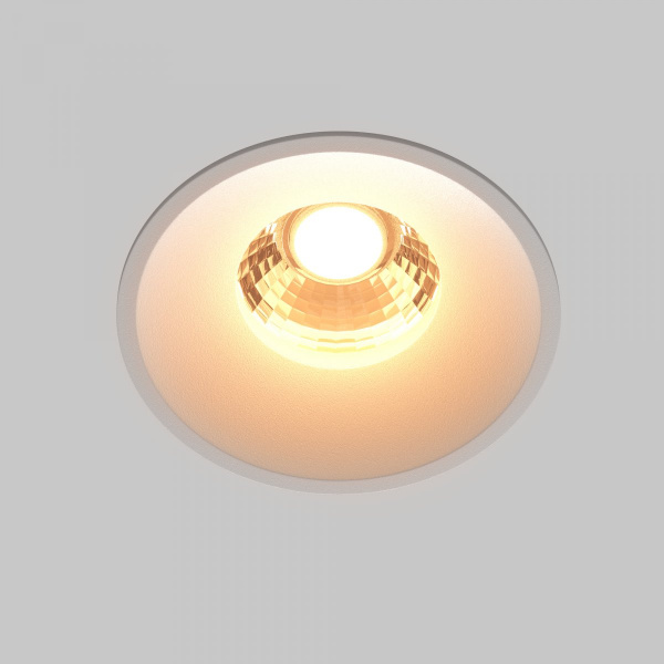 фото Встраиваемый светильник Maytoni Technical Round DL058-12W2.7K-W, белый