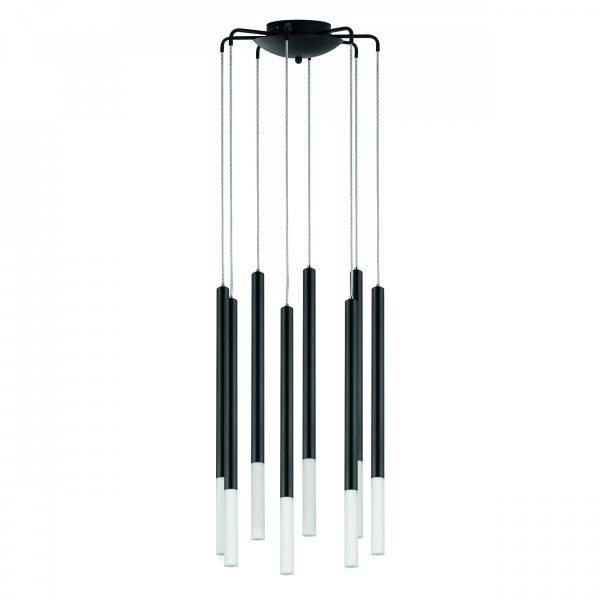 Люстра подвесная Tubo, черный Lightstar L8T747147