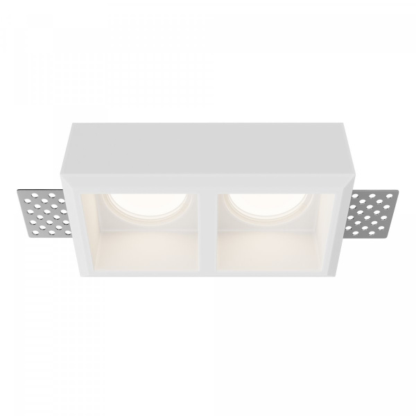 Встраиваемый светильник Maytoni Technical Gyps Modern DL131-GU10-02-W, белый