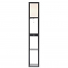 фото Черный/белый, дерево/текстиль Торшер Е27 1*60W 220V PRACTIC COMFI, арт. 8092/1F