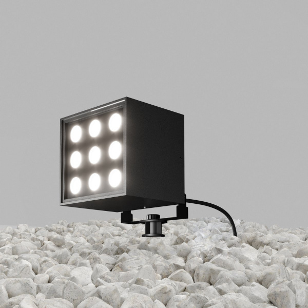 фото Ландшафтный светильник Maytoni Outdoor Ares O309FL-L18B3K, черный