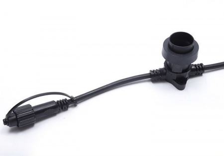 фото Гирлянда BELT Light 10м 40*Е27 IN-OUT IP44, цвет черный