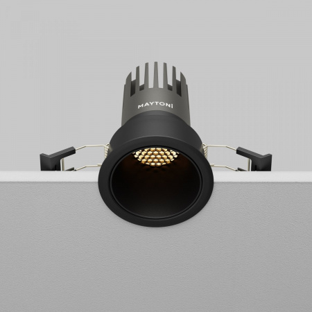 фото Встраиваемый светильник Maytoni Technical Dip DL116-10W-2.7K-B, черный