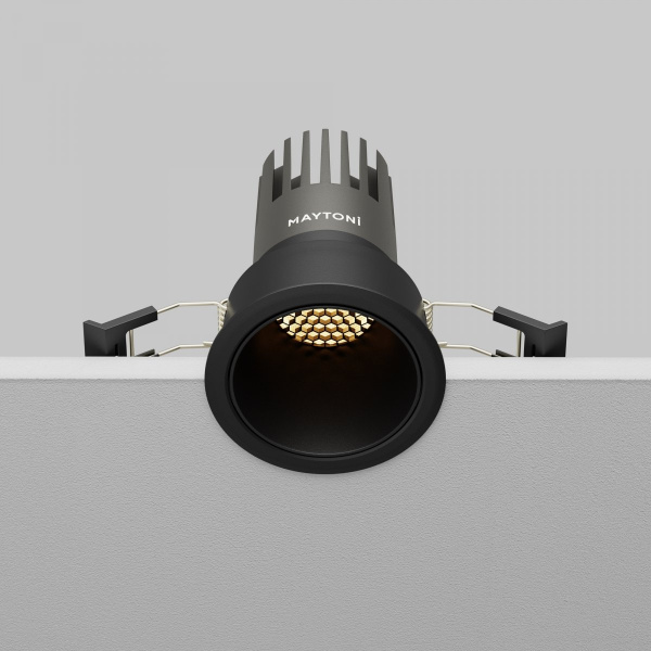 фото Встраиваемый светильник Maytoni Technical Dip DL116-10W-2.7K-B, черный