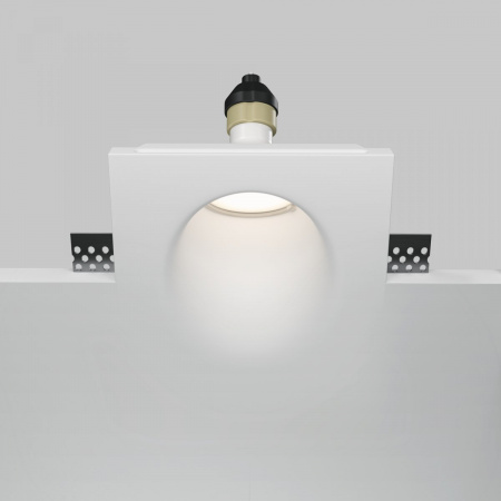 фото Встраиваемый светильник Maytoni Technical Gyps Modern DL001-WW-01-W, белый