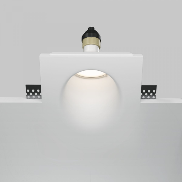 фото Встраиваемый светильник Maytoni Technical Gyps Modern DL001-WW-01-W, белый