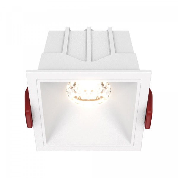 Встраиваемый светильник Maytoni Technical Alfa LED DL043-01-10W3K-SQ-W, белый