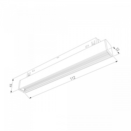 фото Slim Magnetic WL01 Трековый светильник 6W 4200K черный 85007/01