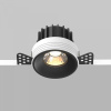 фото Встраиваемый светильник Maytoni Technical Round DL058-12W3K-TRS-B, черный