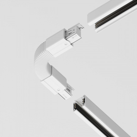 фото Коннектор гибкий Trinity белый Maytoni Technical TRA005CF-31W
