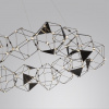 фото Черный хром/металл Люстра LED 68W 4000K 3740Лм TRELLIS L-VISION, арт. 5087/68L