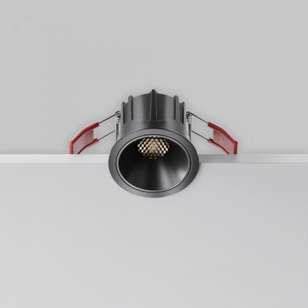 фото Встраиваемый светильник Maytoni Technical Alfa LED DL043-01-10W4K-RD-B-1, черный