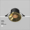 фото Встраиваемый светильник Maytoni Technical Round DL058-12W3K-BS, латунь
