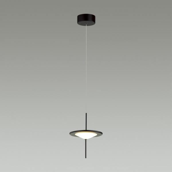фото Черный/белый матовый металл/акрил Подвес LED 10W 3000K STEKA L-VISION, арт. 5012/10L