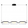 фото Черный матовый/прозрачный/стекло Люстра LED 30W 3000K KAVIA L-VISION, арт. 5003/30L