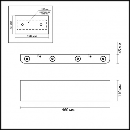 фото Светильник матовый никель/металл IP20 LED 8W 3000K 220V MAGNUM HIGHTECH, арт. 7106/8WL