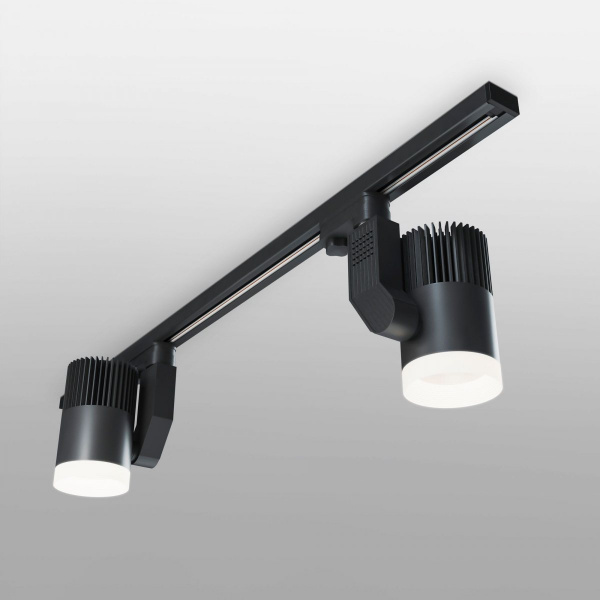 фото Трековый светильник для однофазного шинопровода Accord черный 30W 4200K (1 шт.) LTB37