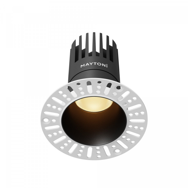 Встраиваемый светильник Maytoni Technical Dip DL122-15W-2.7K-TRS-B, черный
